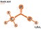 Drawn molecule and formula of Acetic acid