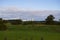 Drax power station viewed over fields