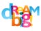 DREAM BIG! typography banner