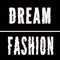 Dream Fashion slogan, Holographic and glitch typography, tee shirt graphic, printed design