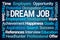 Dream Job Word Cloud