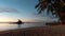 Dream-like destinations in the tropics. Spectacular Sunset on Nosy Boraha Beach, Madagascar - A Magical Moment Capture