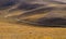 Dream road through Campo Imperatore valley, Gran Sasso National Park, Abruzzo region, Italy