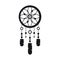 Dreamcatcher with Gemstones and Feathers. Ethnic Tribal Boho Dream Catcher Talisman.