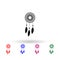 Dreamcatcher multi color icon. Simple glyph, flat  of mexico icons for ui and ux, website or mobile application