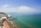 Dreaming view of the Scala Dei Turchi or Stair of the Turks beach in Sicily