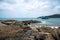 Dreamlike beach and boats at Samed island.