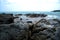 Dreamlike beach and rocks at Samed island.