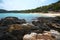 Dreamlike beach and rocks at Samed island.