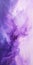 Dreamlike Purple Liquid Painting On Blotched Canvas
