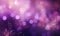 Dreamlike purple scene with radiant bokeh orbs. AI generative