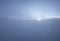 Dreamy aerial cloud landscape flying