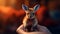 Dreamy Baby Kangaroo Portrait: Vray Tracing, Cyril Rolando, 8k Resolution