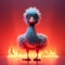 Dreamy Flaming Emu - 8k 3d Furry Art With Eastern Brushwork Aesthetics