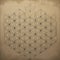 Dreamy Fractal Flower of Life with High Horizon Lines (AI Generated)