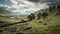 Dreamy Hill In The Hindu Yorkshire Dales - Photorealistic Landscape