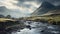 Dreamy Mountain Landscape In The Hindu Yorkshire Dales