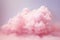 Dreamy Pink soft cloud. Generate Ai