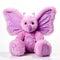 Dreamy Purple Winged Stuffed Animal - Cute And Polished Monochromatic Harmony