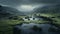 Dreamy And Serene: Photorealistic Swamp In Hindu Yorkshire Dales