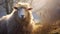 Dreamy Sheep: A Captivating Photograph In Soft Light