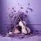 Dreamy Violin Performance In A Lavender Room
