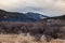 A dreary overcast autumn day in the foothills of the Canadian Rocky Mountains, Alberta