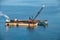 A Dredging Barge in the Nafplio Harbor