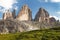 Drei Zinnen or Tre Cime di Lavaredo, Italien Alps