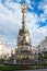 Dreifaltigkeitssaule column Trinity Column on Hauptplatz square in Linz, Austria