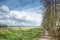 Drenthe landscape of the stream valley Rolderdiep between Anderen and Rolde