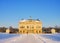 Dresden garden palace in winter