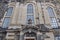 Dresden`s Frauenkirche facade within its historic picturesque old town