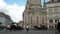 Dresden, Saxony Germany 12 august 2108 the famous Frauenkirche in the old city center with tourists walking around view