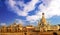 Dresden skyline and Elbe river in Saxony Germany