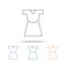 dress icon. Element of a shopping multi colored icon for mobile concept and web apps. Thin line icon for website design and develo