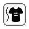 Dress size icon, Guide, shirt measurement