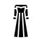 dresses evening gowns glyph icon vector illustration