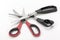 Dressmaking Scissors and Pinking Shears with Colored Handles