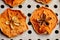 Dried Apple Slices Close-up. Drying Fruits at Home