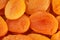 Dried apricot background