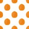 Dried apricot seamless pattern in cartoon flat style, vegetarian snack