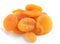 Dried apricots from above