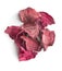 Dried beetroot chips