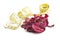 Dried beetroot chips