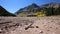 On the dried bottom of Crater Lake