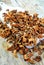 Dried chanterelle mushrooms