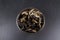 Dried Chinese Black Mushrooms, Auricularia polytricha, also call
