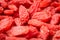 Dried Chinese wolfberries or goji berries