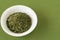 Dried Cilantro in a Bowl